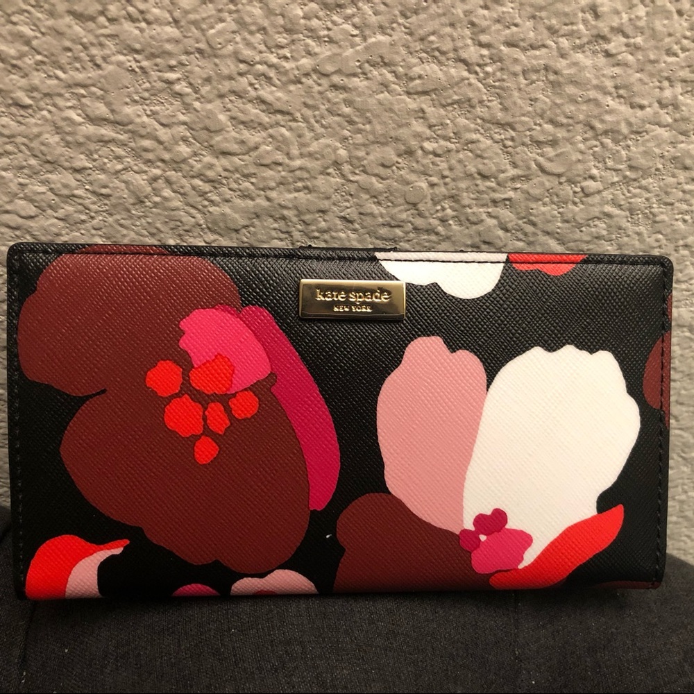 Kate spade slim printed wallet
